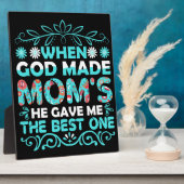 神が母を作った時 フォトプラーク (側面)