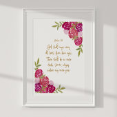 神が涙を遠くに拭い去る黙示録21:4 ポスター