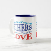 神が父祖を造られた時 ツートーンマグカップ (正面左)