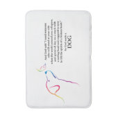 神が犬を作った バスマット (正面縦)