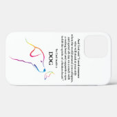 神が犬用の電話頭が切れるケースを作り Case-Mate iPhoneケース (裏面 (横))