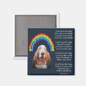 神が犬詩を祝福する マグネット (正面/裏面)