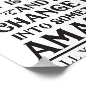 神が破壊された物を取り戻すことができる ポスター (角)