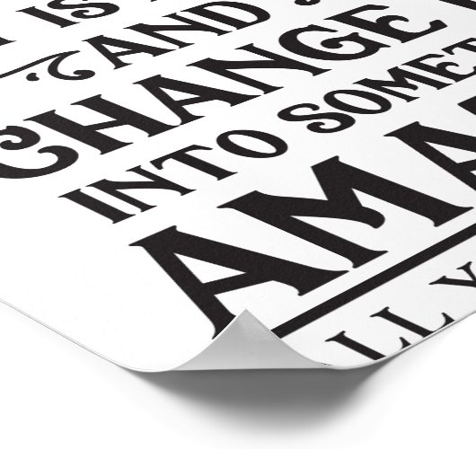 神が破壊された物を取り戻すことができる ポスター (角)