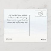 神が私たちの味方なら、誰が私たちに反対できるでしょうか。ローマ8:31 ポストカード (裏面)