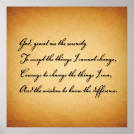 神が私にセレニティを与える ポスター