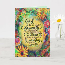 "神が私に静かさを与える"インスピリチュアル カード