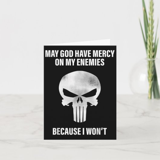 神が私の敵に慈悲を与えられますように カード (正面)