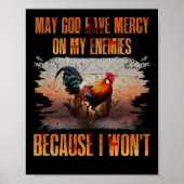 神が私の敵に慈悲を与えられますように ポスター (正面)