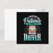 神が私をバスの運転手にしてくれた 招待状 (正面/裏面)