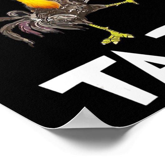 神が私を作った後、彼はTa Da Chickenおもしろいと言った ポスター (角)