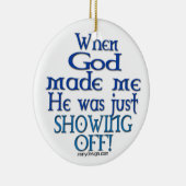 神が私を作った時 セラミックオーナメント (右)