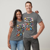 神が私を作った時、彼はにっこりした Saidhisll Be Fun レトロ Tシャツ (ユニセックス)