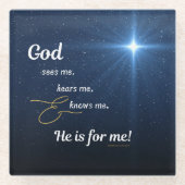 神が私を見る – スター – コースター (正面)