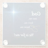 神が私を見る – スター – コースター (裏面)