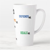 "神が私を設計した"ラテマグ カフェラテマグ (右)