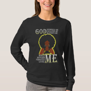神が私を設計し賛美た母の日 Tシャツ