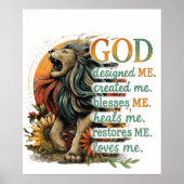 神が私を設計… ポスター (正面)