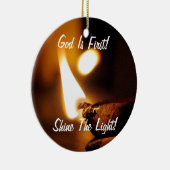 神が第一だ！オーナメント セラミックオーナメント (右)