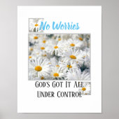 神が管理ポスタ得ーの下にある心配はない ポスター (正面)