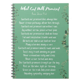 神が約束したもの（ライトグリーン）ノート ノートブック