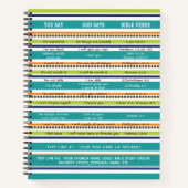 神が聖書の聖句を言う信仰 ノートブック (正面)