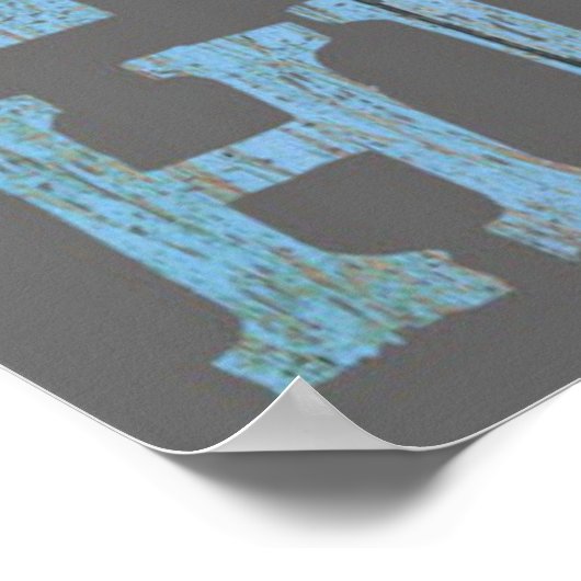 神が聖書の詩のポスターを用意していること ポスター (角)