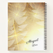 神が聖降誕祭の栄光になるにパーソナライズされたは ノートブック (裏面)