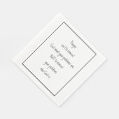 神が誰であるかを思い出させ感動的る スタンダードランチョンナプキン (角)