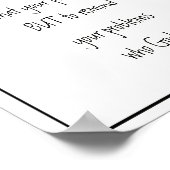 神が誰であるかを思い出させ感動的る ポスター (角)