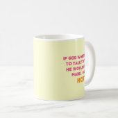 神が貴方を熱くして下さった コーヒーマグカップ (正面右)