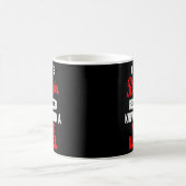 神が赤毛を知っていたからおもしろい赤毛だ コーヒーマグカップ (中央)