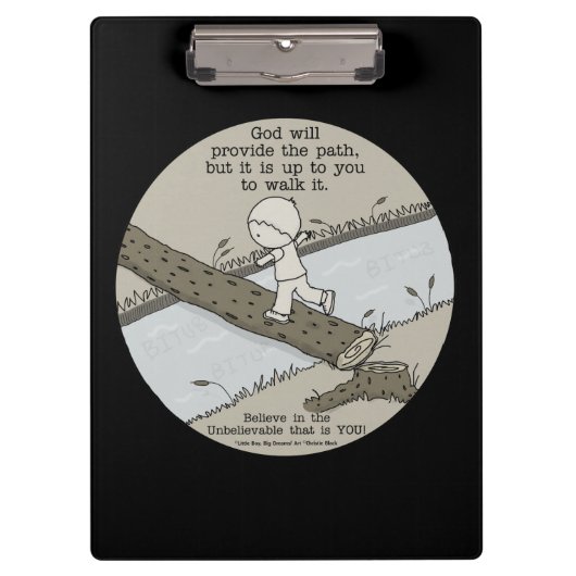 神が道を与える クリップボード (正面)