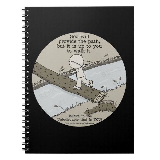 神が道を与える ノートブック (正面)