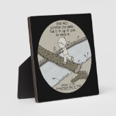 神が道を与える フォトプラーク (正面)