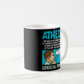 神がHを犠牲にするために自分自身を送る無神論者 コーヒーマグカップ (正面右)