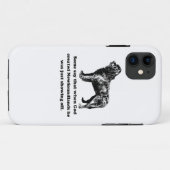 神がNewfoundlandsを作成した時 Case-Mate iPhoneケース (裏面(横))