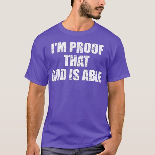 神がTシャツを着る事が出来る証拠だ Tシャツ (正面)