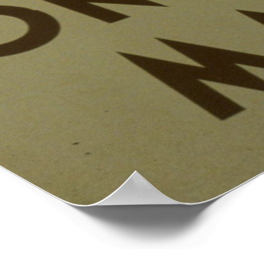 神だけがツリーWPAヴィンテージポスターを作ることができる ポスター (角)