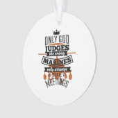 神だけが敵の海兵隊を裁く オーナメント (正面)