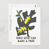 神だけが木を作れる ポストカード (正面/裏面)