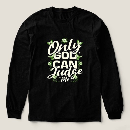 神だけが私のTシャツを裁くことができる | ファイ感動的ト トライブレンドTシャツ (デザイン正面)