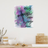 神だけが私を裁くことができる、ワイルドハートデザイン ポスター (キッチン)