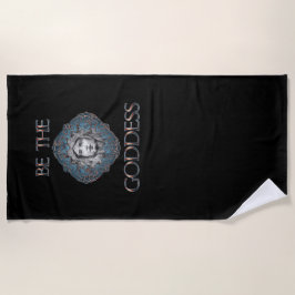 神である ビーチタオル