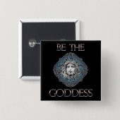 神である 缶バッジ (正面&裏面)