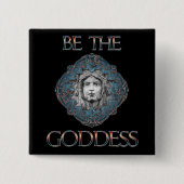 神である 缶バッジ (正面)