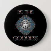 神である 缶バッジ (正面)