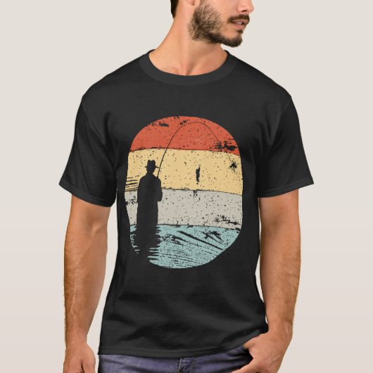 神でさえ釣り話を持っていた Tシャツ (正面)