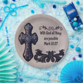 神ですべての事は可能です ペーパープレート (パーティー)