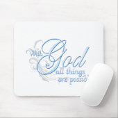神ですべての事は可能です マウスパッド (マウス)